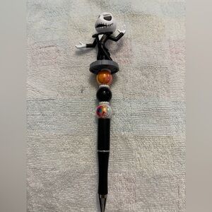 The Nughtmare before Christmas! Jack character pen with beads ! NWT